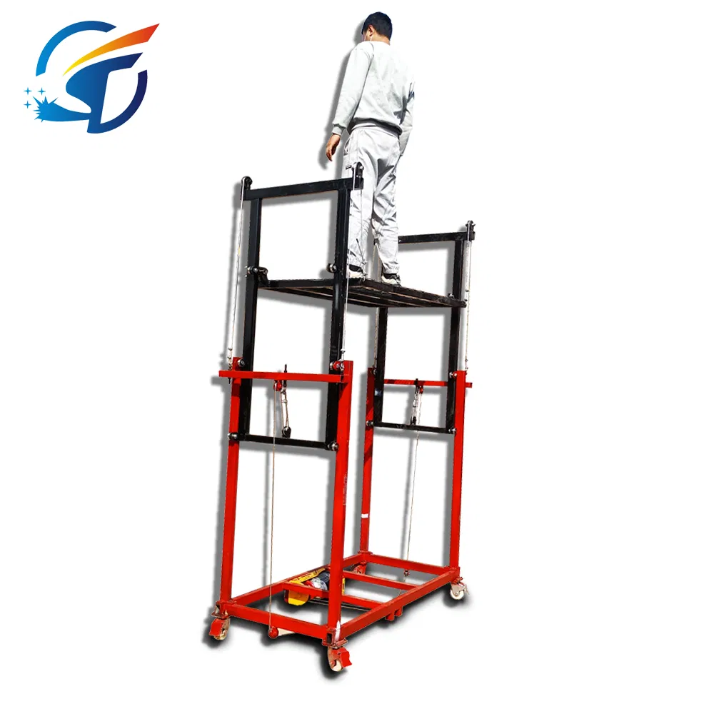 Multi-Functional Electric Lifting Scaffold Home Folding Elevator Decoration Construction