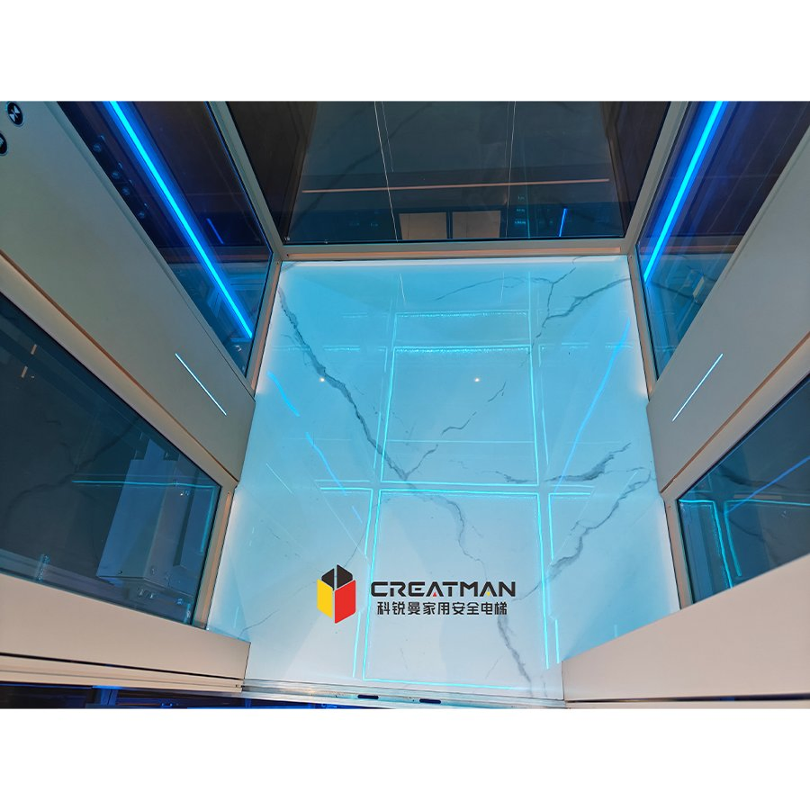 Professional Team's Exclusive Customization Clear View Sightseeing Intelligent Protection Home Villa Elevator Stair Lift