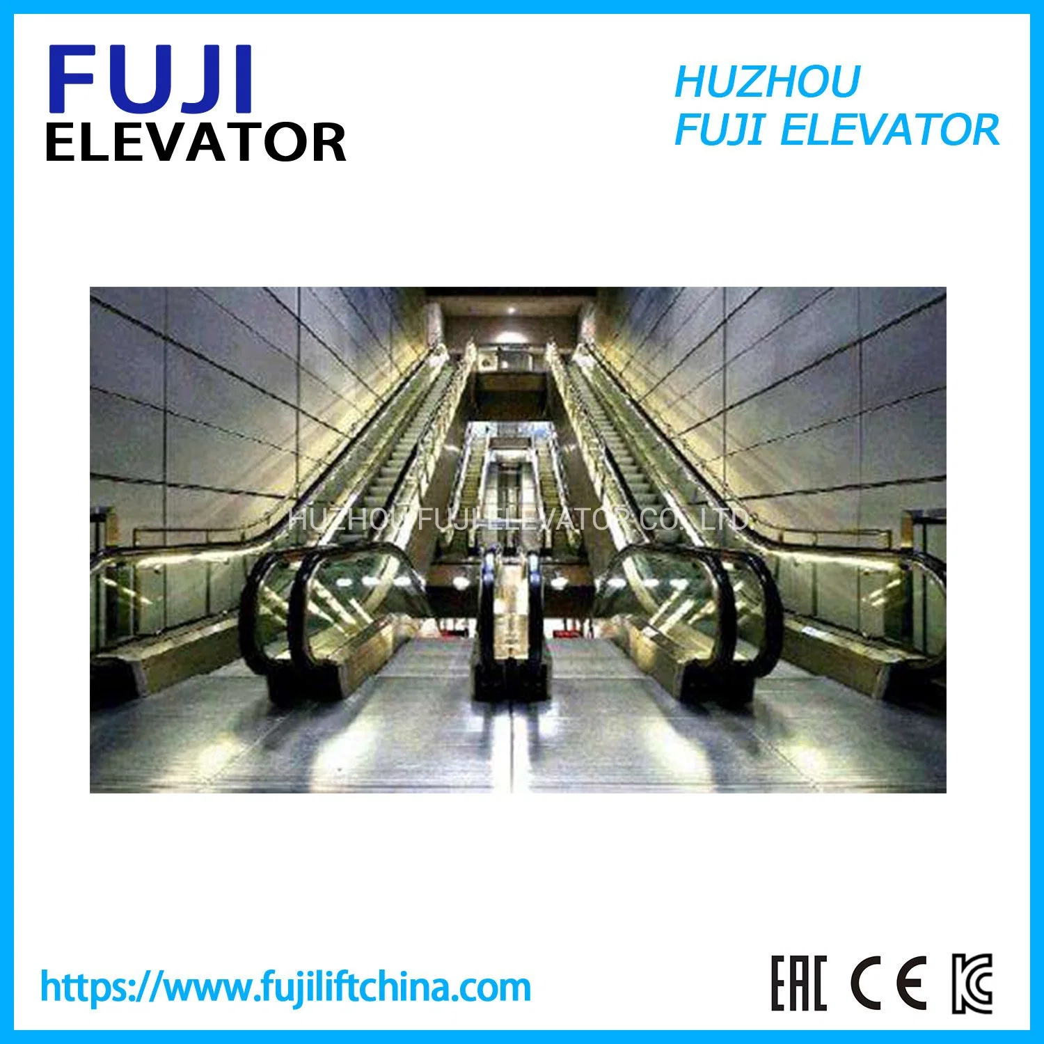 FUJI High Quality Automatic Escalator and Moving Walk for Shopping Malls