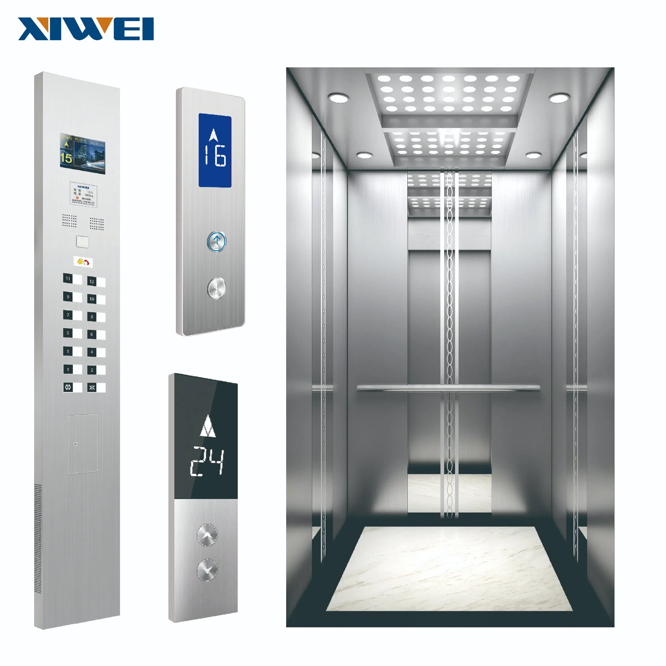 Home Elevator Lift CE Safety Small Home Elevator 320kg~400kg Passenger Elevator