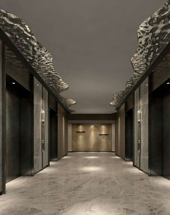 Luxury Decoration Customized Residential Hotel Elevator Safety Lift and Ceiling