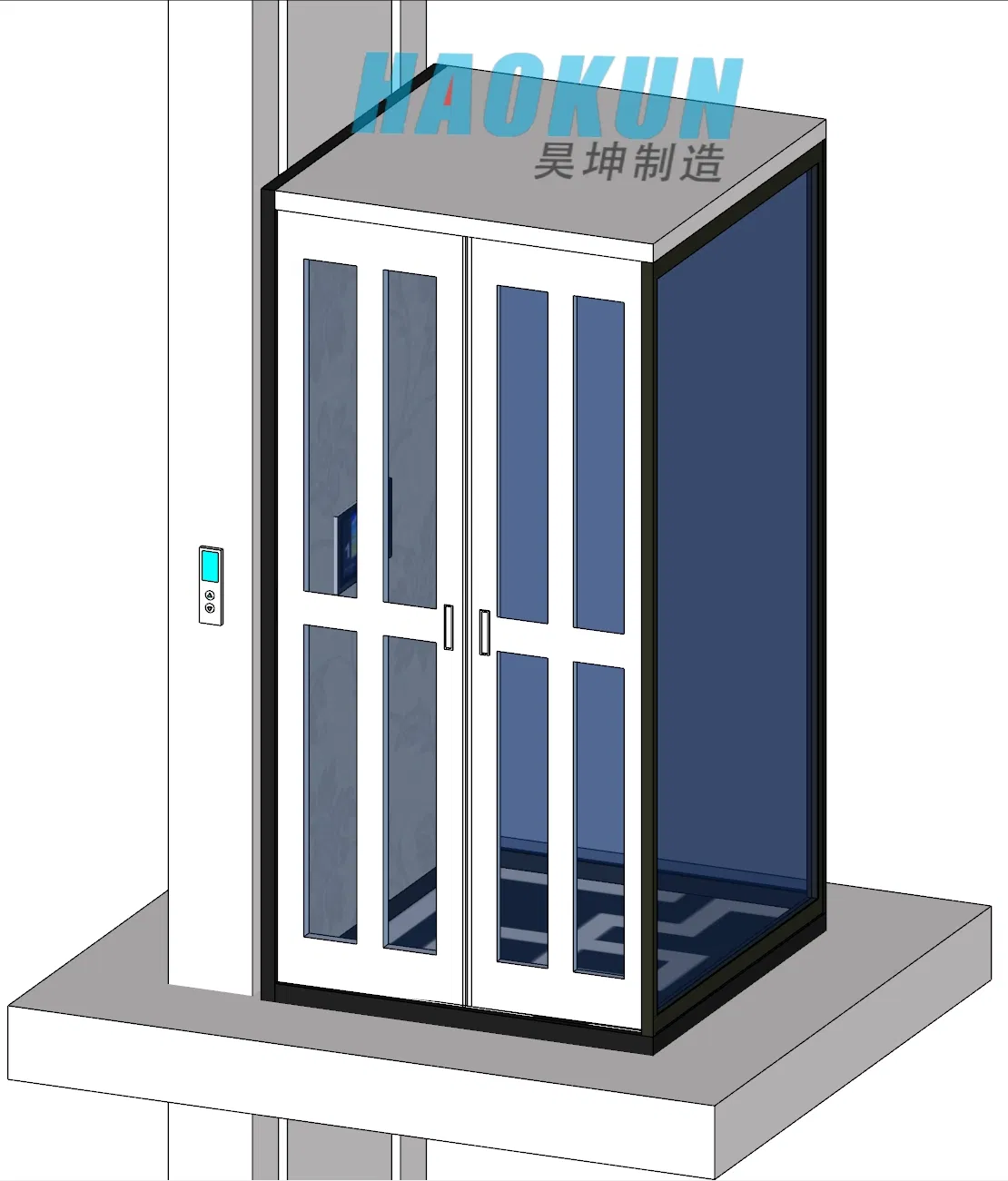 400kg 2-3 Floor Indoor Interior Residential Platform Stair Lifts and Elevators