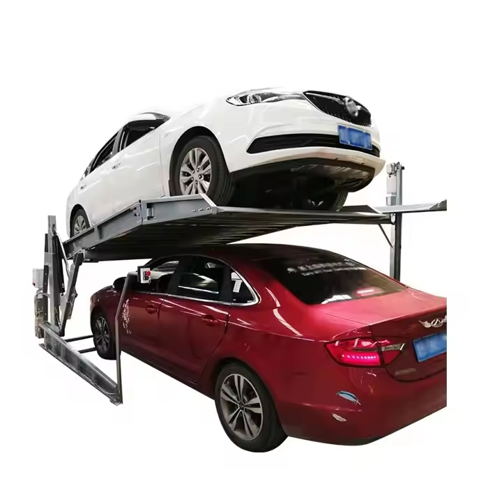 Tilting Type Robotic Parking Garage Space-Saving Parking System Home Use Car Elevator
