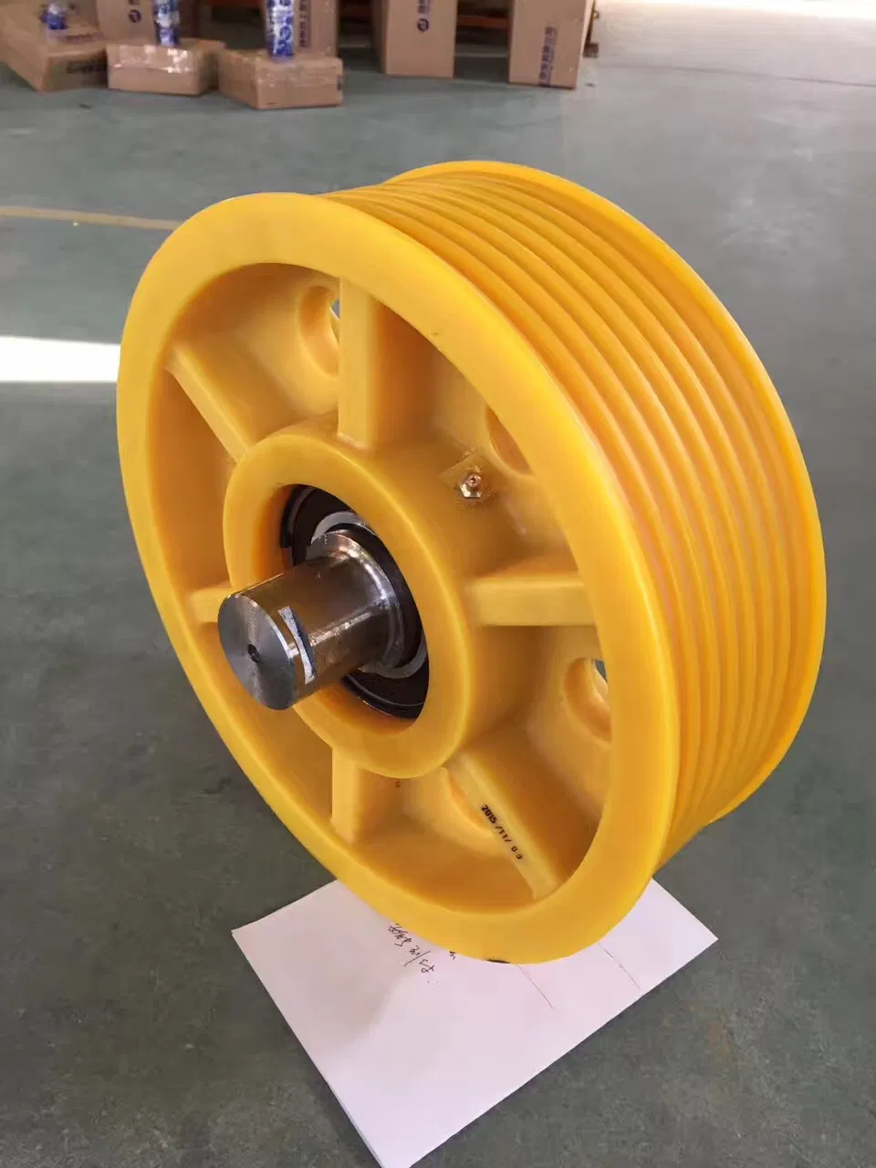 Elevator Parts Traction Motor Cast Iron Deflector Sheave