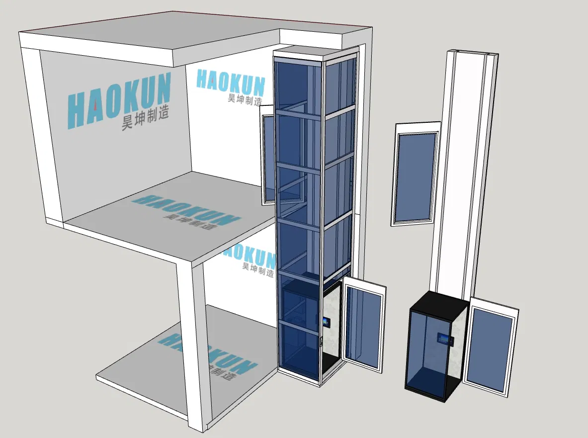 400kg 2-3 Floor Indoor Interior Residential Platform Stair Lifts and Elevators