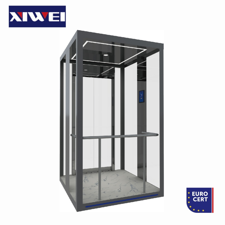 Ultra-Clear Glass Energy-Efficient Lift Panoramic Sightseeing Observation Elevator