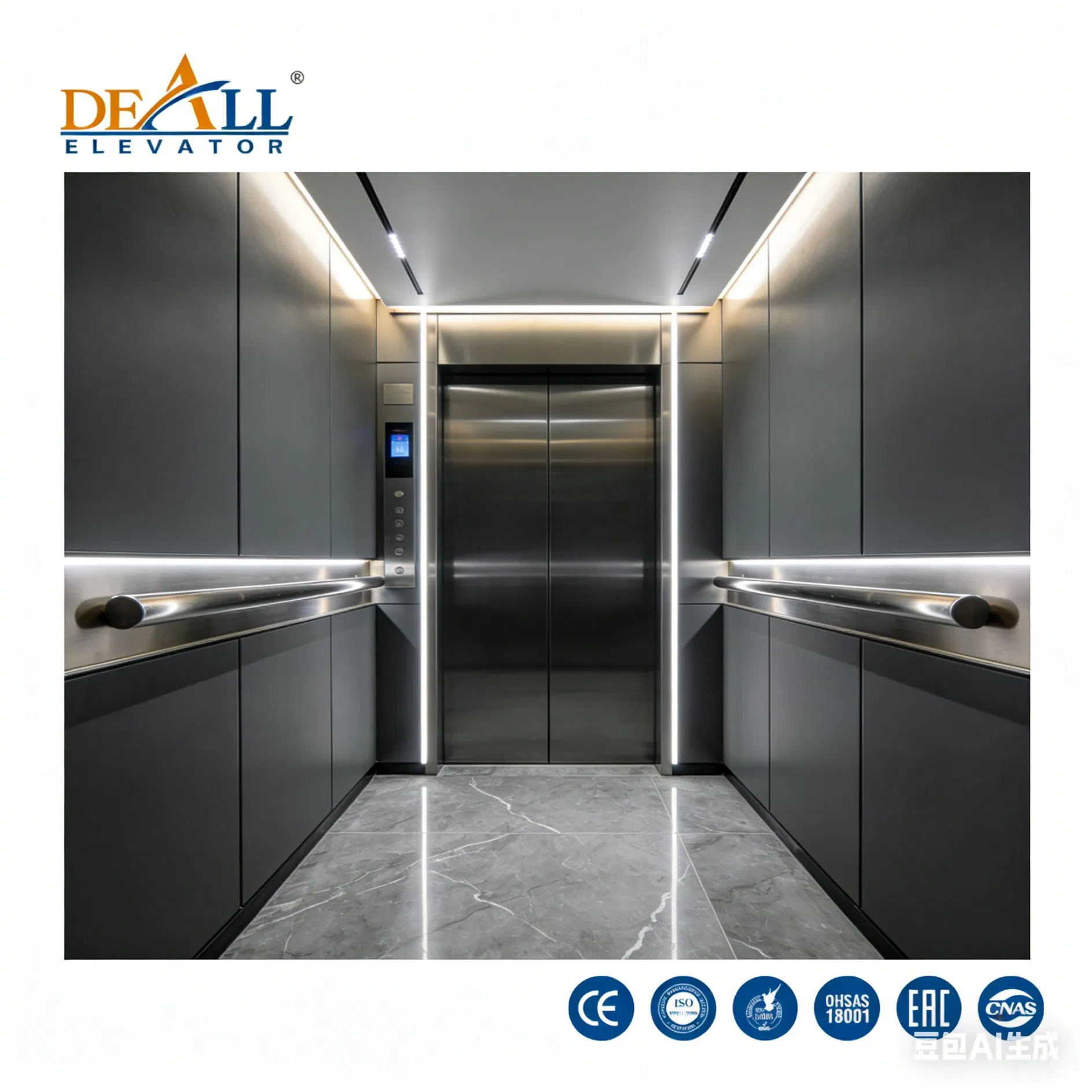 6 - 10 Collective Selective Control Deao Hospital Elevator Lift