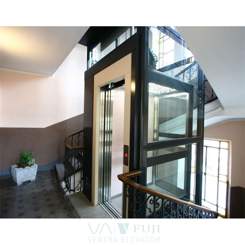2-6 Floors Small Shaftless Residential Elevators House Villa Lift Passenger Home Elevator