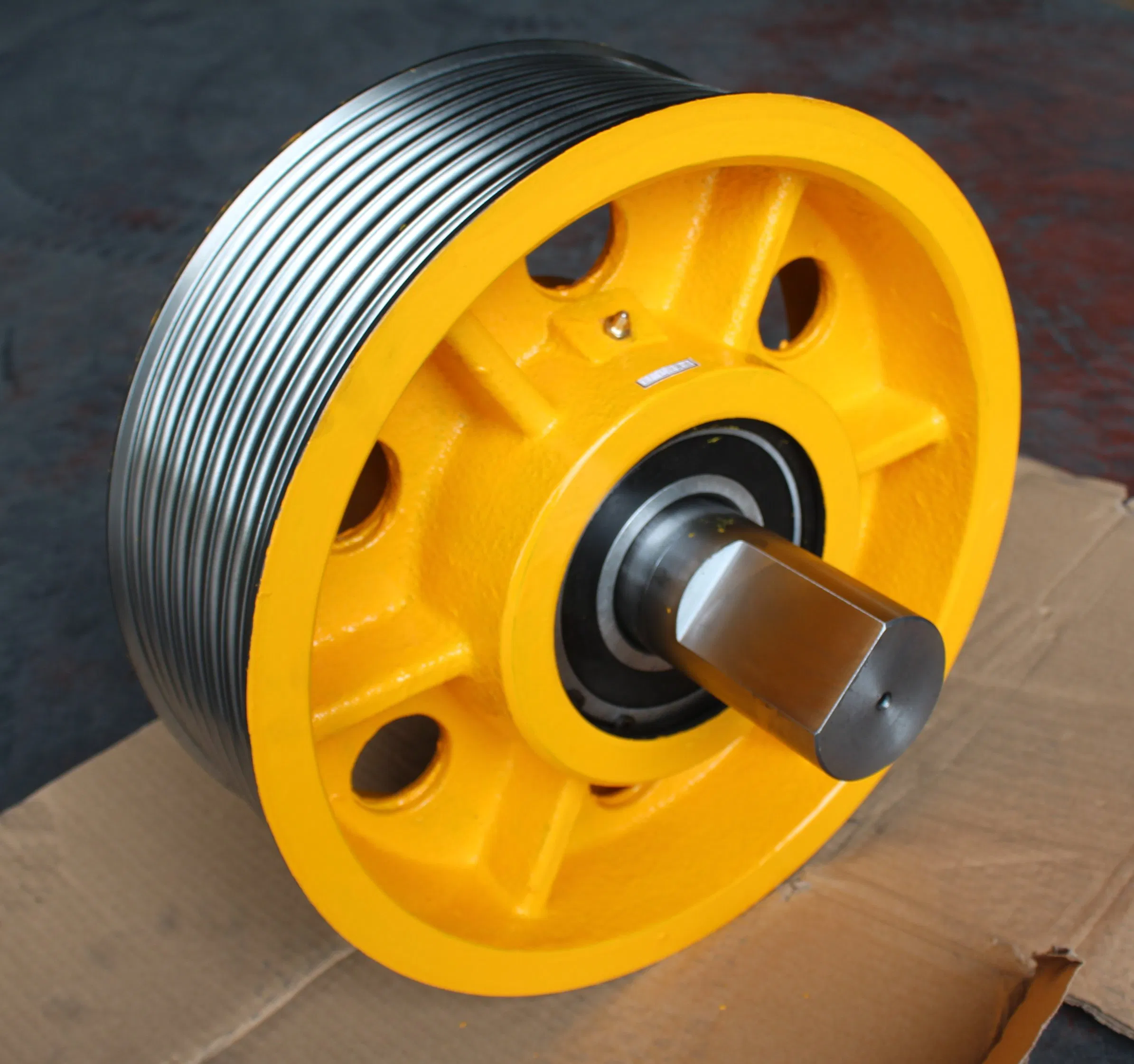 Marketing Selling Elevator Spare Parts Deflector Sheave with Shaft Base