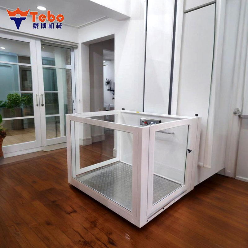 CE Residential Vertical Platform Stair Home Mini Elevator Wheelchair Lift for Home