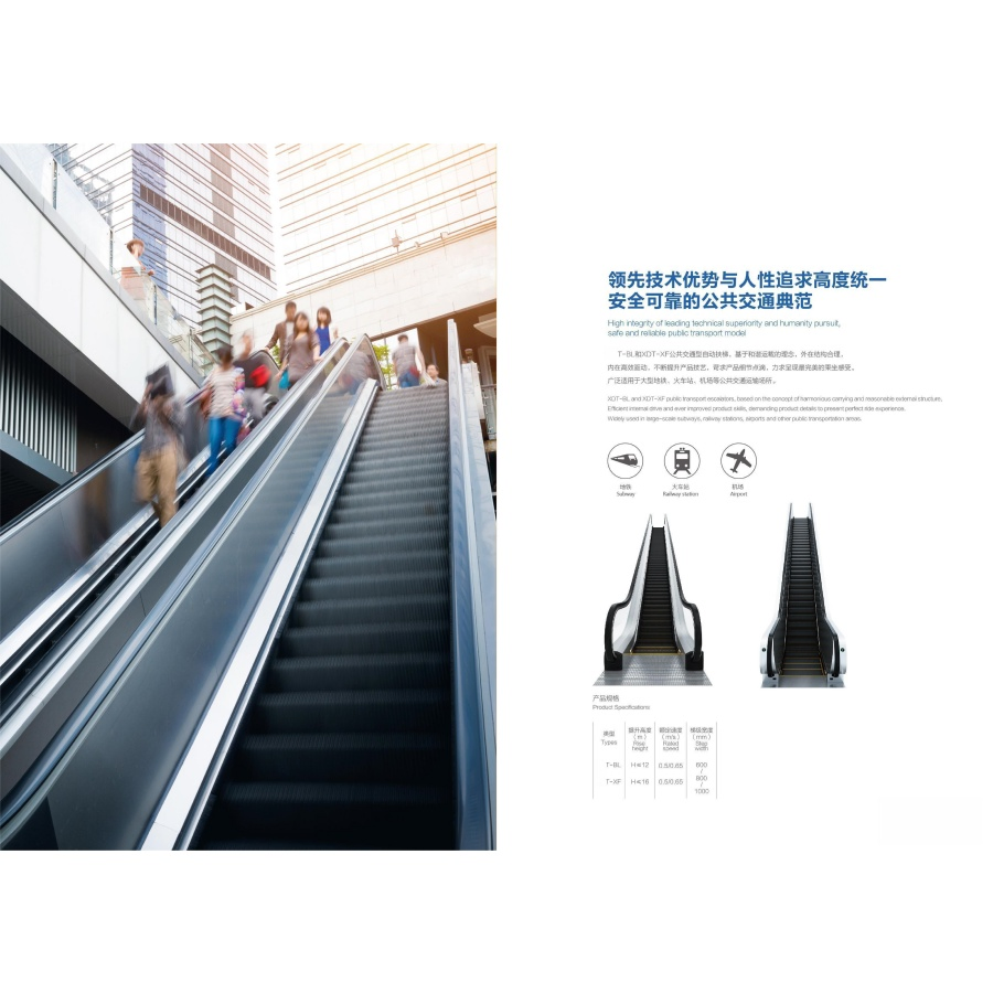 Dependable Secure Energy-Saving Passenger Escalator for Shopping Mall