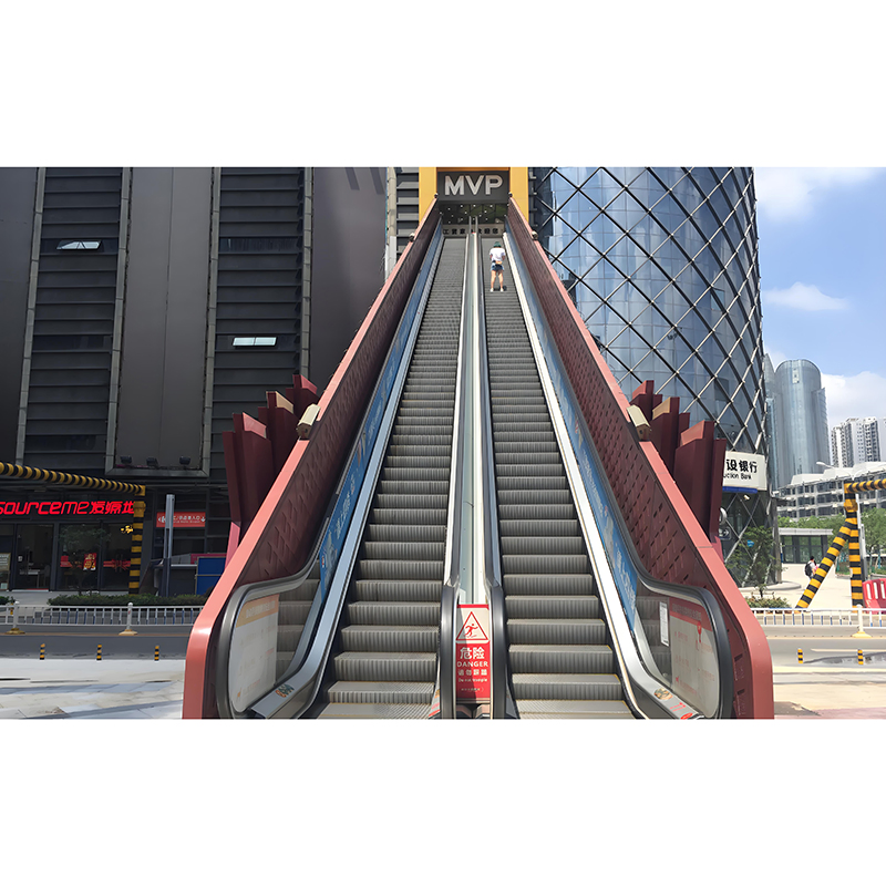Indoor Use 30°/35° Degree Stainless Steel Escalator with CE Certification Vvvf Moving Walk