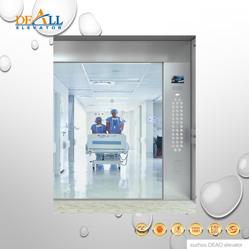 Indoor, Outdoor with Deceleration Device Deao Medical Custom Size Hospital Elevator