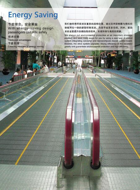 Passenger Conveyor Moving Walk Double Drive for Sale