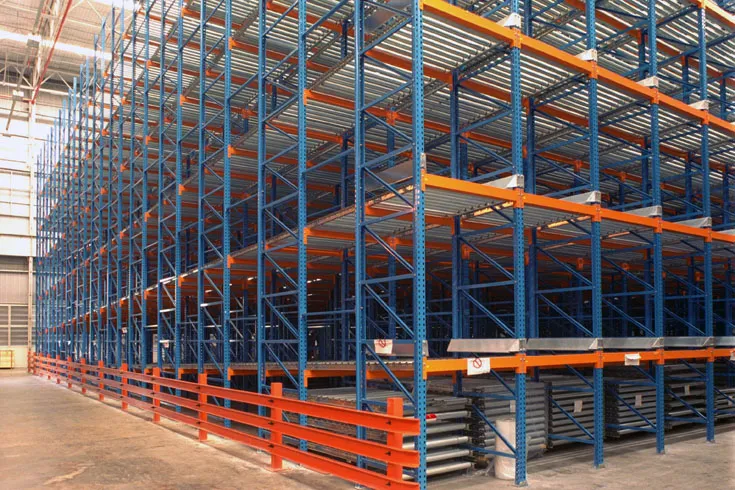 Warehouse Roller Track Rack