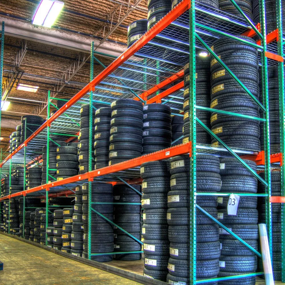 Teardrop Selective Metal Steel Multi Storage Rack for Plastic Wooden Pallet Tire Stackable