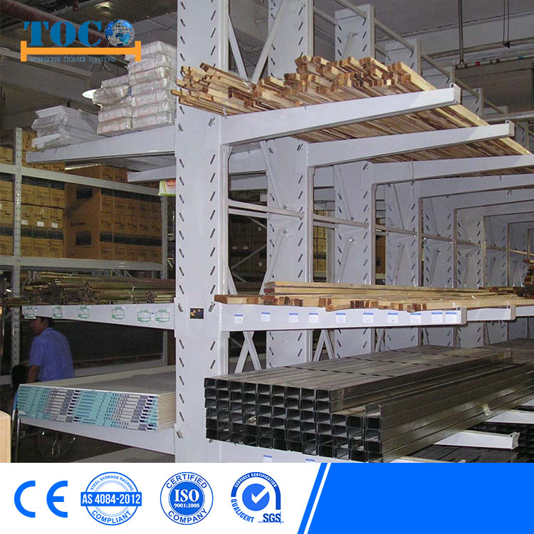 Heavy Duty Galvanized Roof Warehouse Steel Storage Metal Arm Cantilever Rack