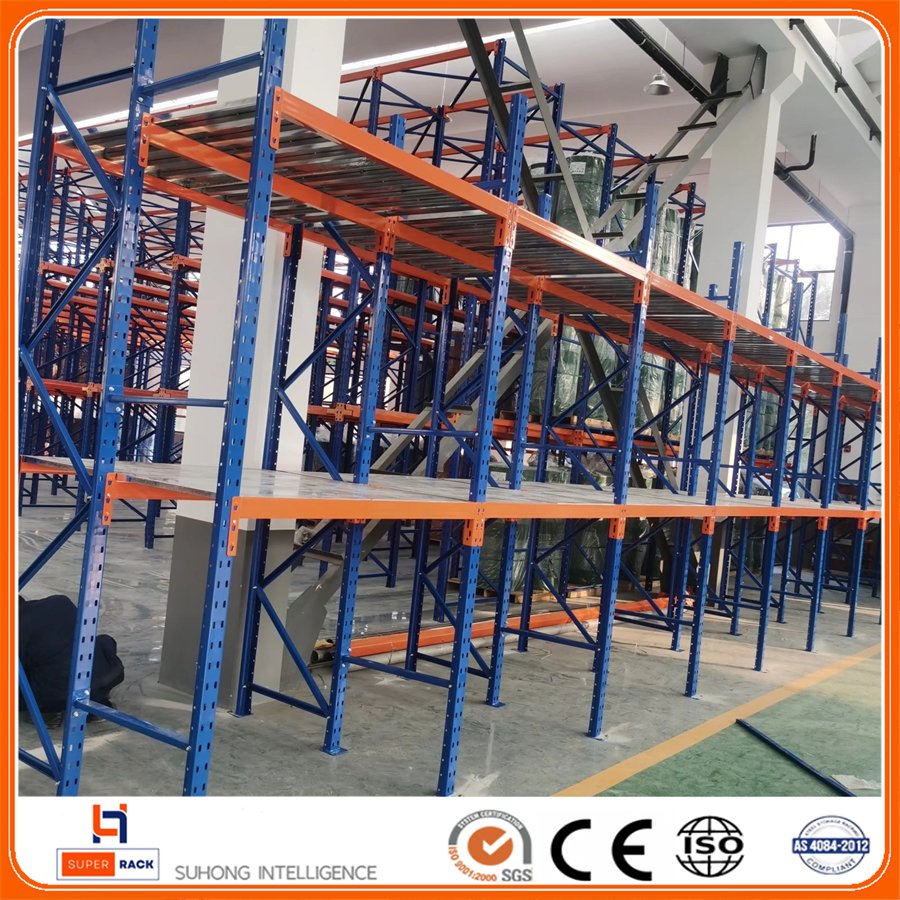 Heavy Duty Selective Stacking Warehouse Storage Teardrop Beam Shelf Metal Steel Pallet Rack