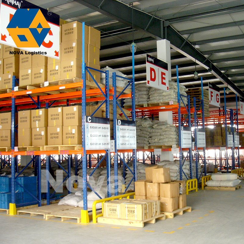 Heavy Duty Cold Storage Drive in Pallet Racking System Warehouse Shuttle Car Compatible Shelves and Stacking Rack Steel Industrial Storage Pallet Rack