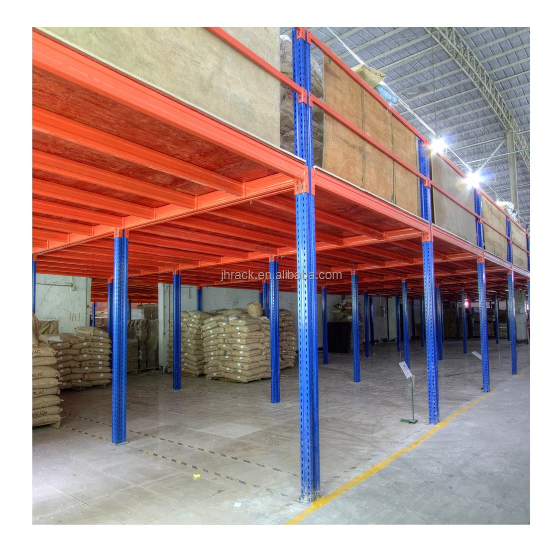 Steel Structural Mezzanine Rack Multi-Tier Racking System Storage Racks Mezzanine with Space Office for Warehouse Rack