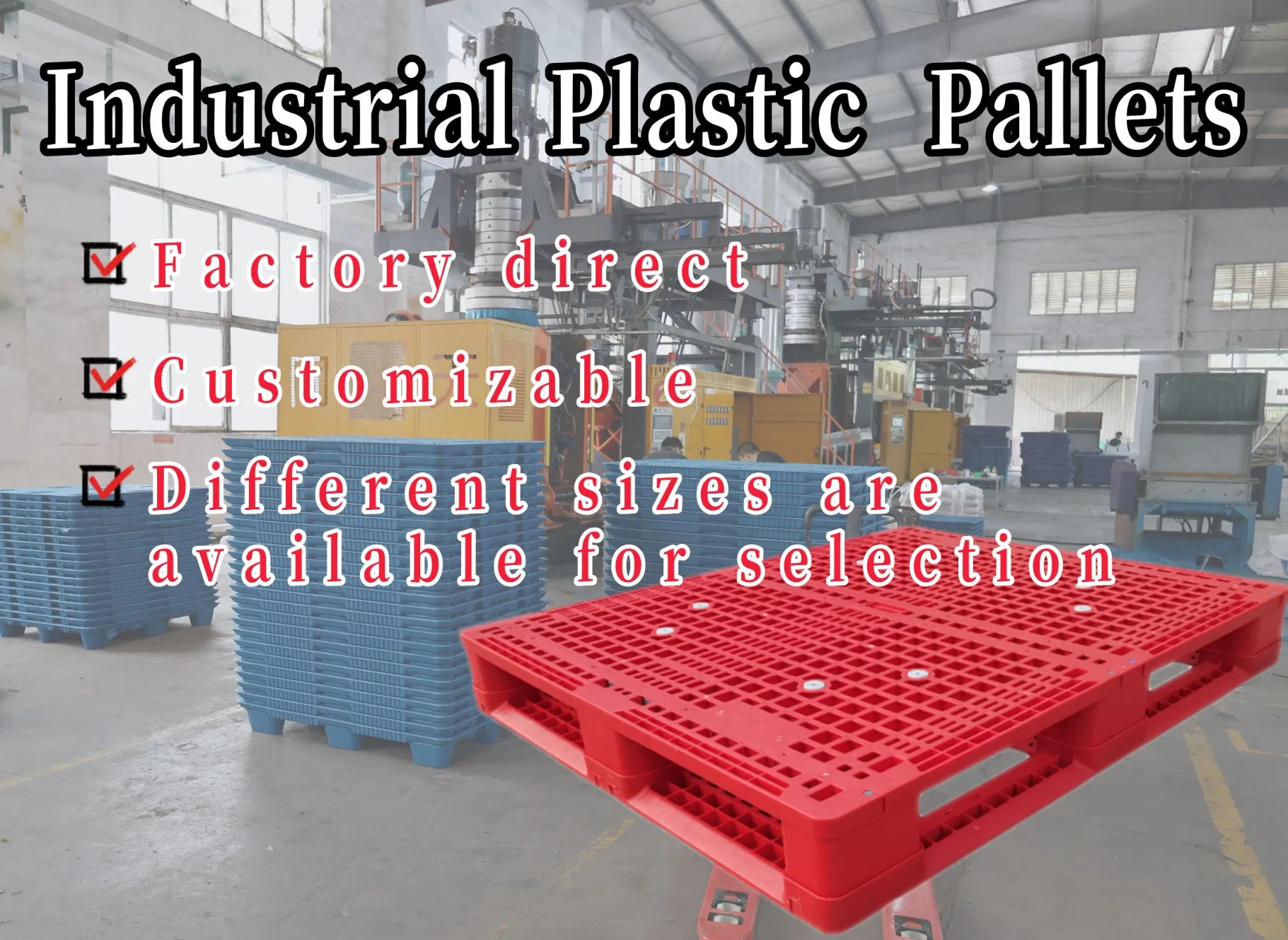 Heavy-Duty Plastic Pallet