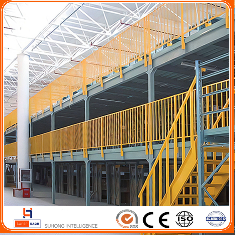 Metal Warehouse Storage Mezzanine Floor/ Single Double Manual Telescopic Cantilever Rack/Pipe Roll Storage/Pull out Sheet /Pallet Flow/Pallet Shuttle Racking