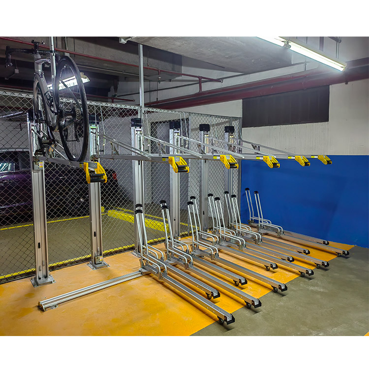 Secure Bike Share Rental Automated Parking Storage System Electric Bicycle Shop Storage