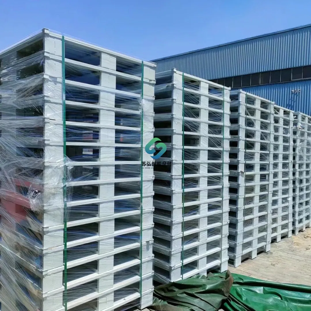 Industrial Warehouse Storage Container Pallet Transportation Stacking Steel Galvanized Lron Metal Pallet
