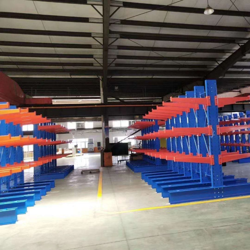 Factory Direct Durable Steel Cantilever Racking Adjustable Double-Sided Cantilever Warehouse Storage Shelves