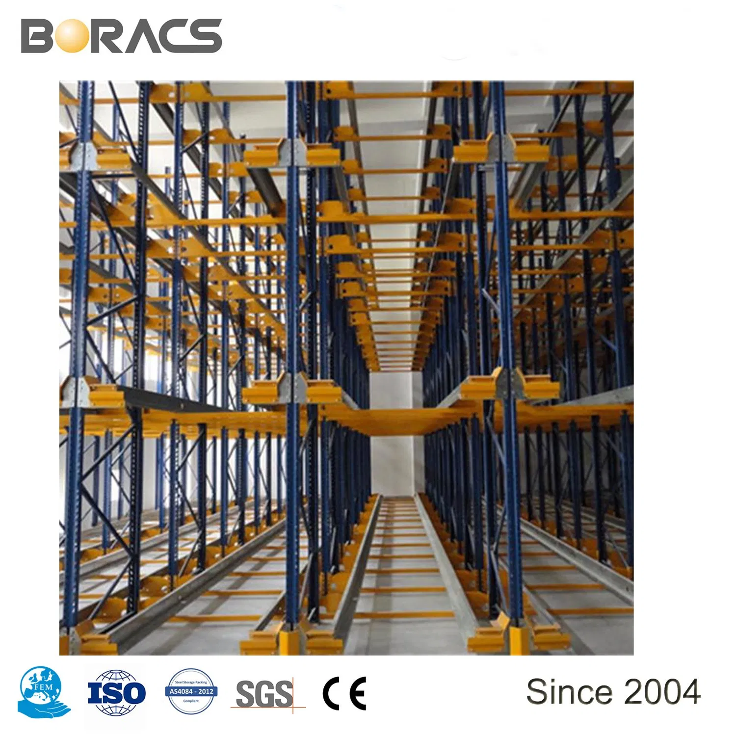 High Density Structural Pallet Drive in Pallet Racking From Professional China Manufacturer