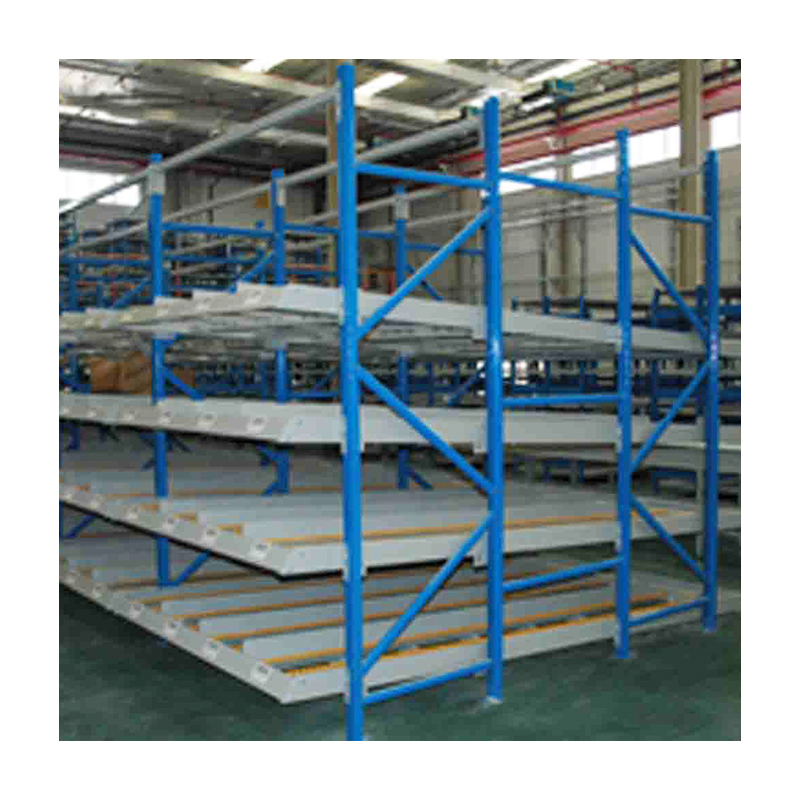 China Factory Steel Warehouse Shelf Racking Goods Gravity Carton Flow Through Pallet Sliding Racks Gravity Pallet Flow Rack From Best Storage System