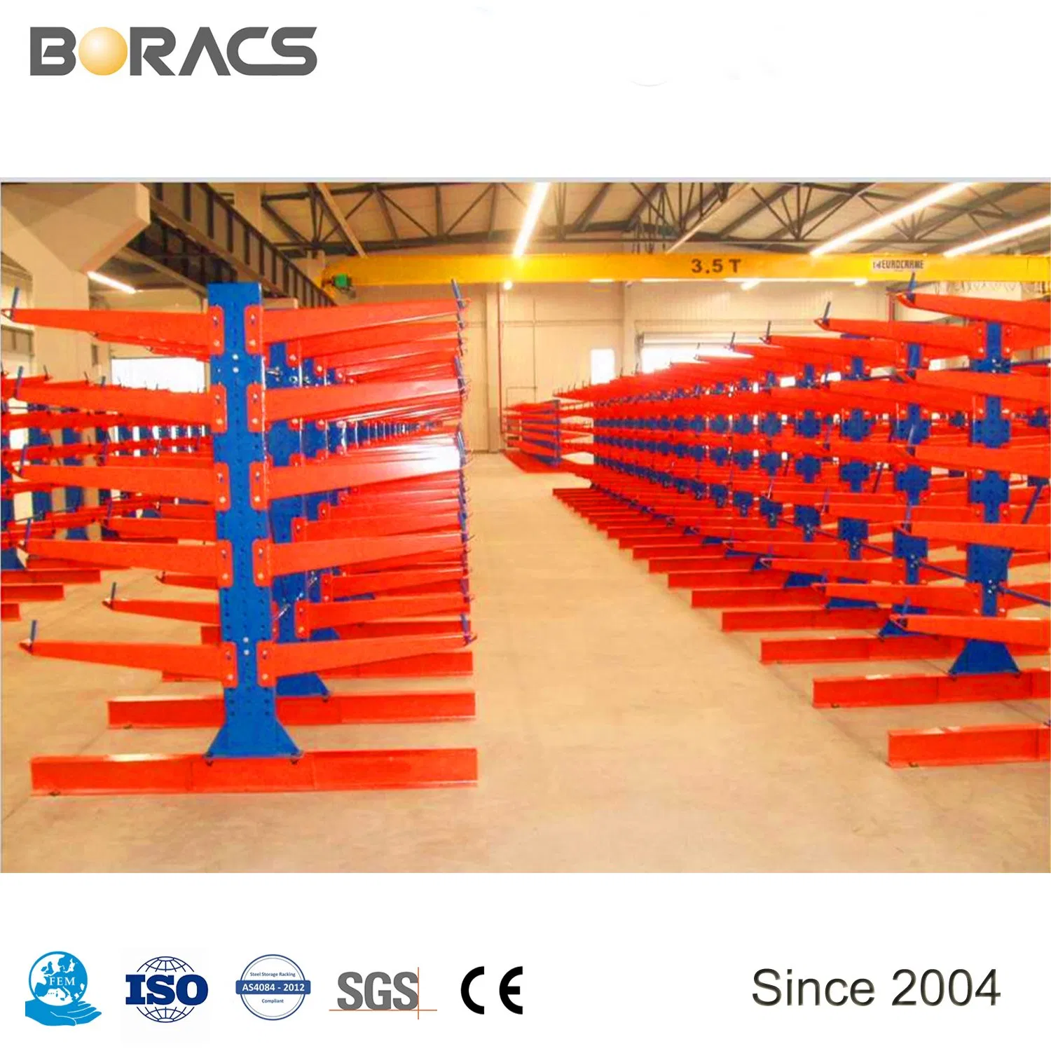 Heavy Duty Adjustable Industrial Steel Warehouse Storage Cantilever Racking