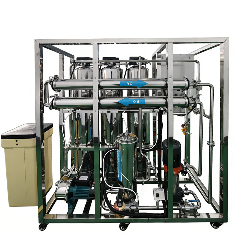 500lph Stainless Steel Water Purification System for Shop RO Water for Dialysis Desalination Machine