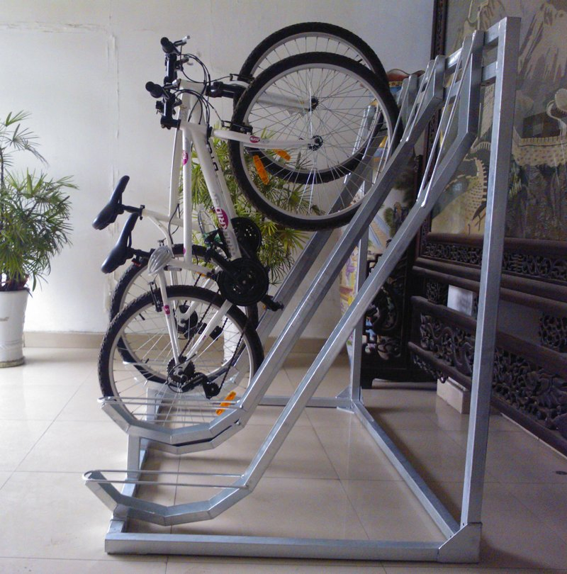 Community Outdoor Bike Racks Ground Rack Bicycle Display Rack Stand