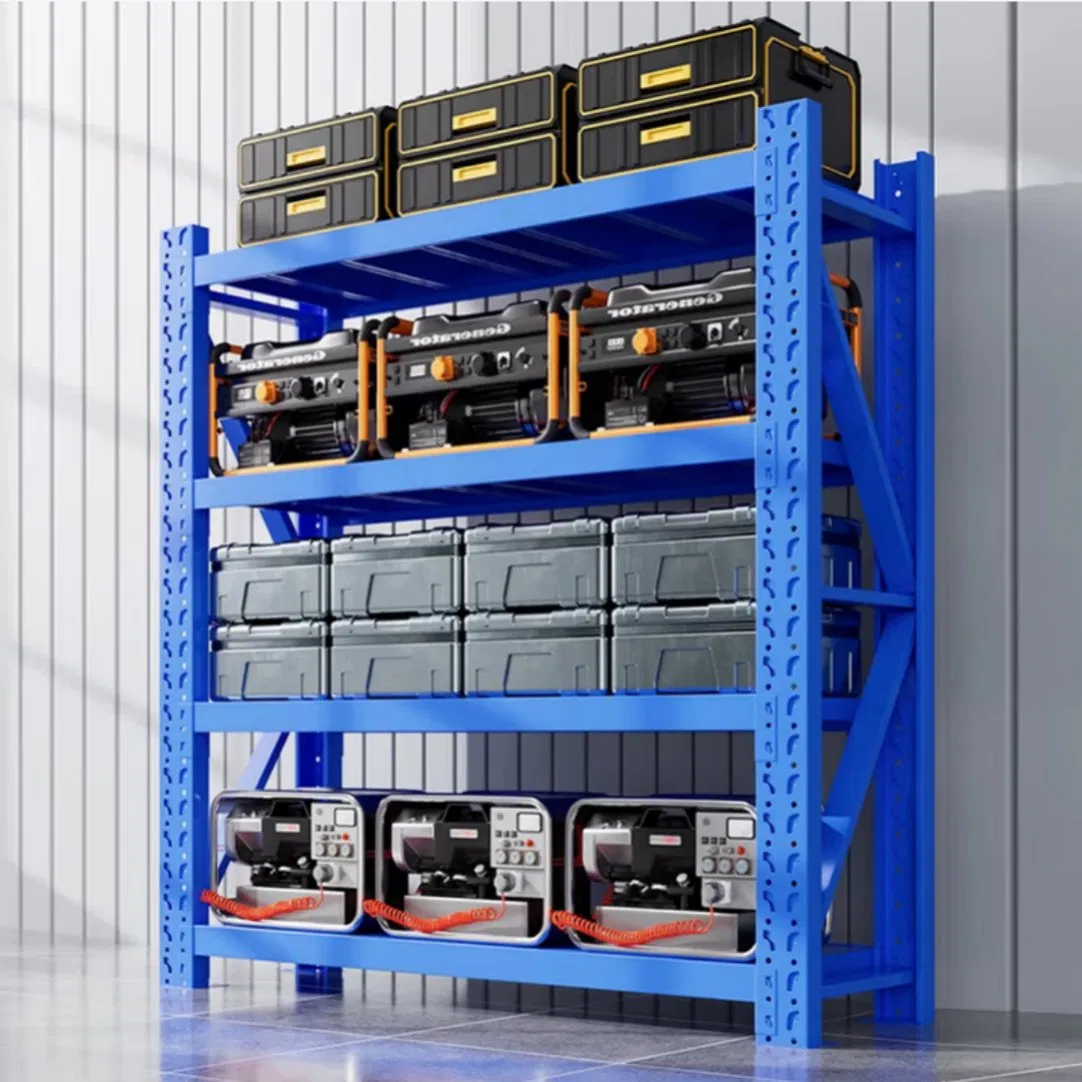 Industrial Pallet Racking Made From Structural Steel for Bulk Warehouse Storage Needs