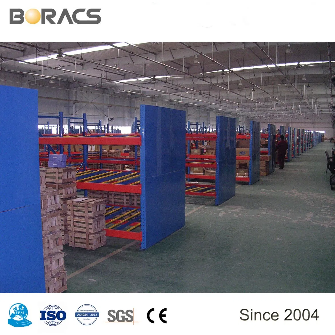 Fifo China Storage Gravity Carton Flow Through Racks Exported to 60+ Countries