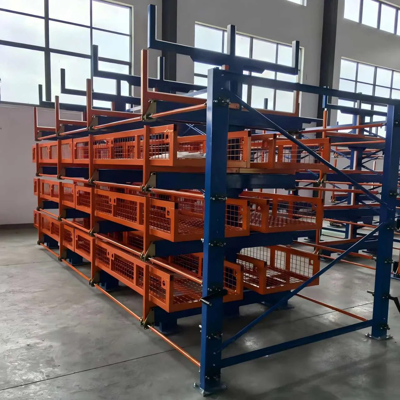 High Quality Durable Steel Telescopic Cantilever Racking