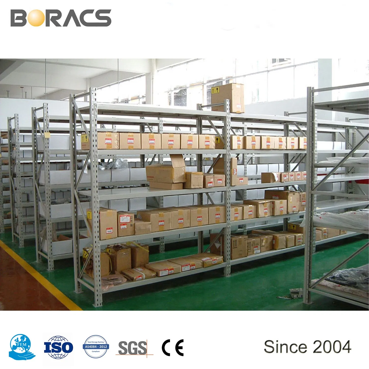 Medium Duty Popular Sale OEM Industrial Warehouse Longspan Storage Shelving/Storage Racking/Steel Shelving