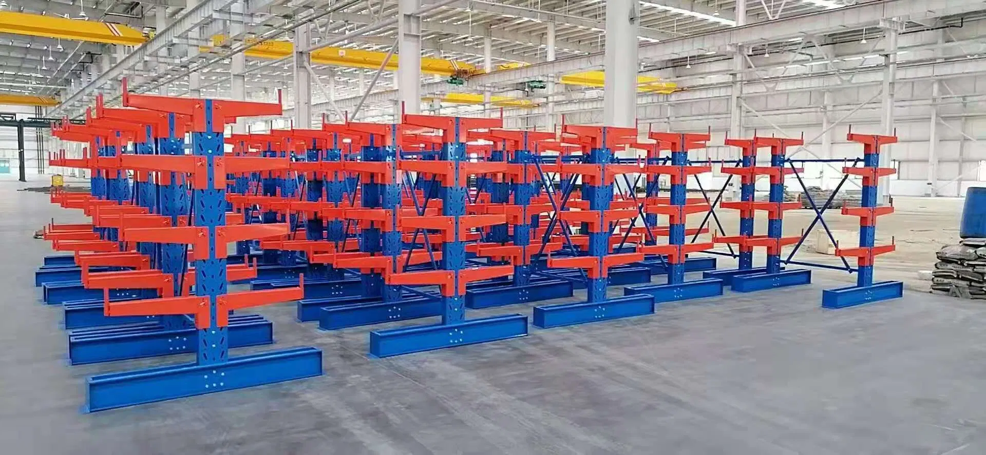 Secure Car Safety Heavy Duty Cantilever Rack for Auto Repair Service Shops