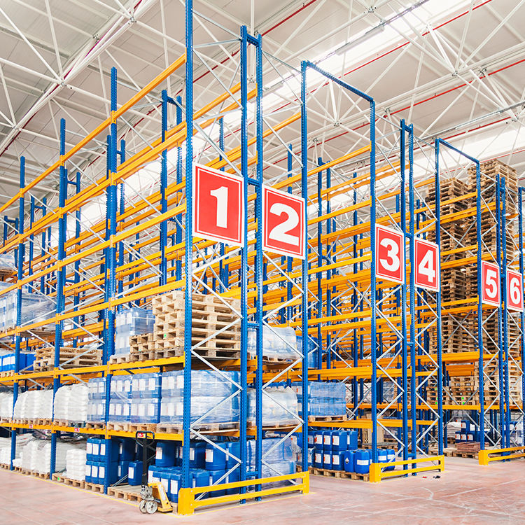 Teardrop Design Industrial Pallet Racking System for Heavy Load Storage and Easy Assembly
