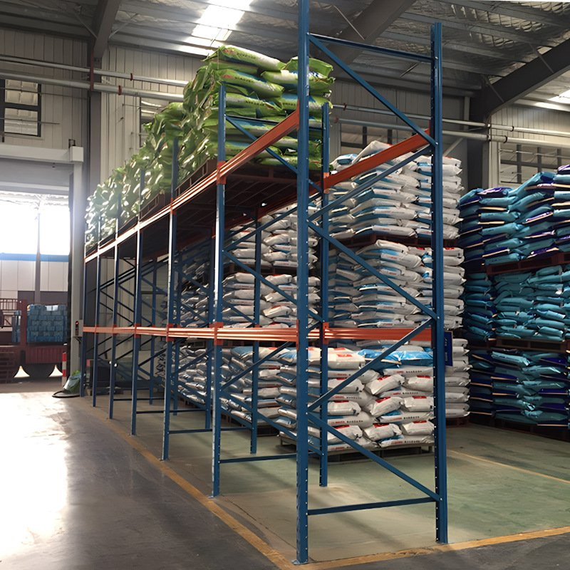 Certification OEM Teardrop Pallet Racking Stacking Racks Shelving Industrial Shelves