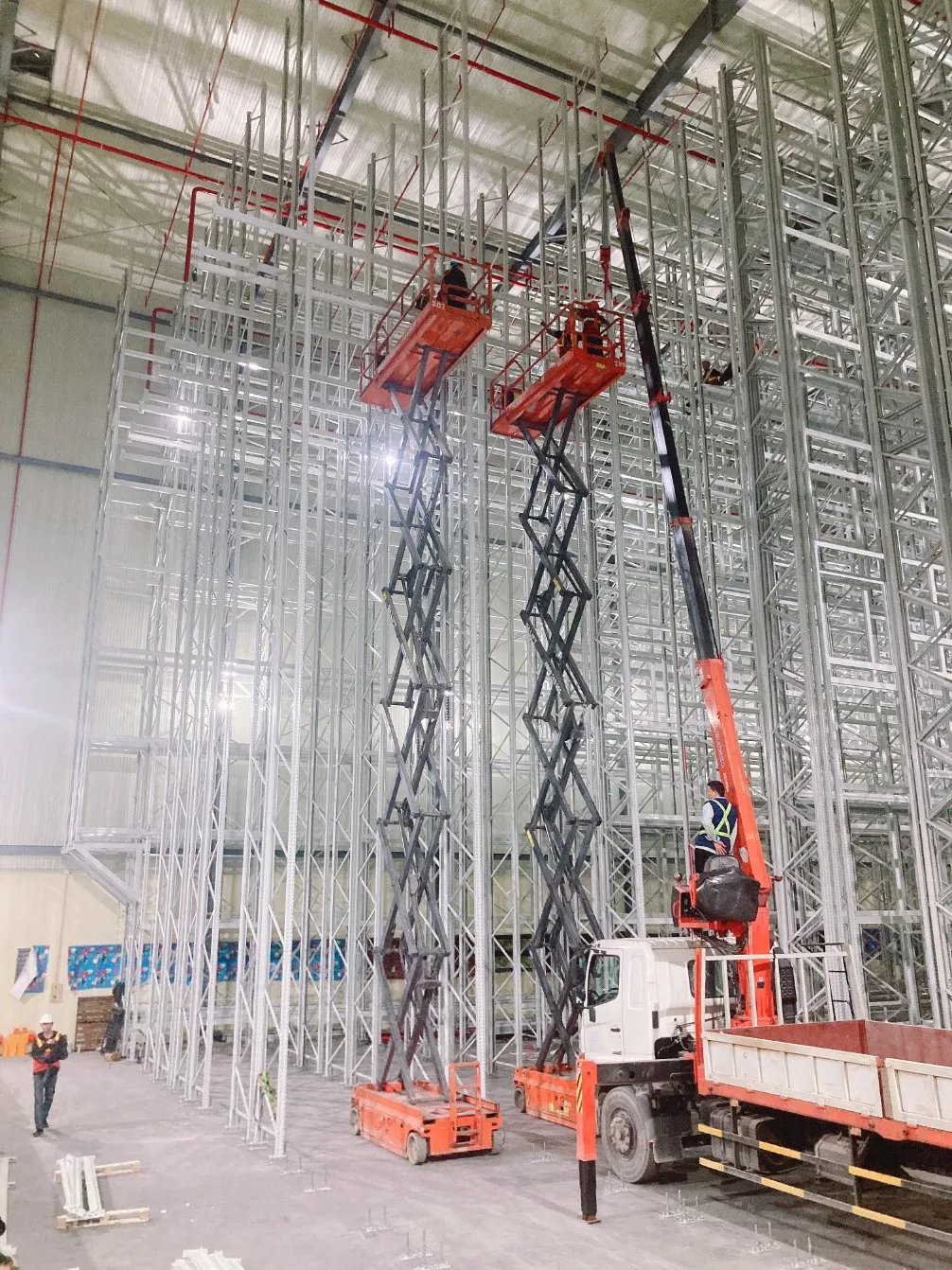 High Bay Stacker Crane Safety Asrs Racking Photoelectric Protection Anti Collision Safe