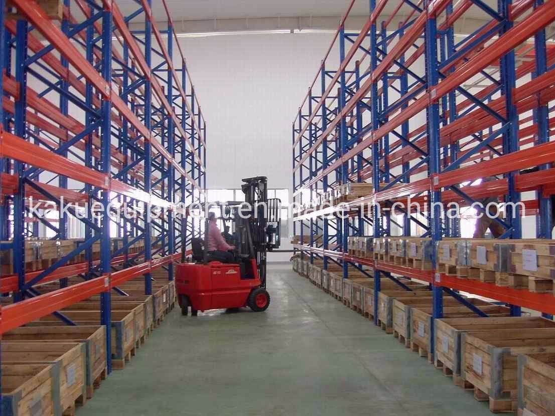 Heavy-Duty Galvanized Wire Mesh Teardrop Pallet Rack System