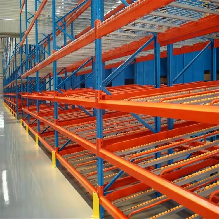 Factory Price Gravity Carton Flow System Pallet Flow Racking with Roller
