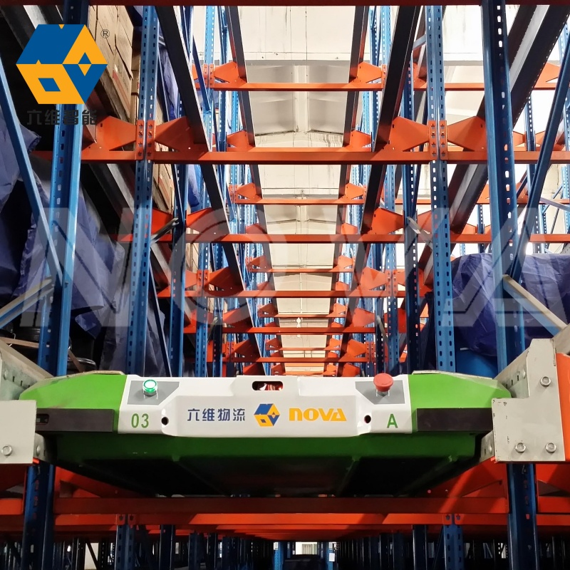 Fifo Customized Logistics Warehouse Heavy Duty Rack Adjustable Selective Blue Frame Metal Steel Warehouse Storage Drive-in Radio Shuttle Car Pallet Rack