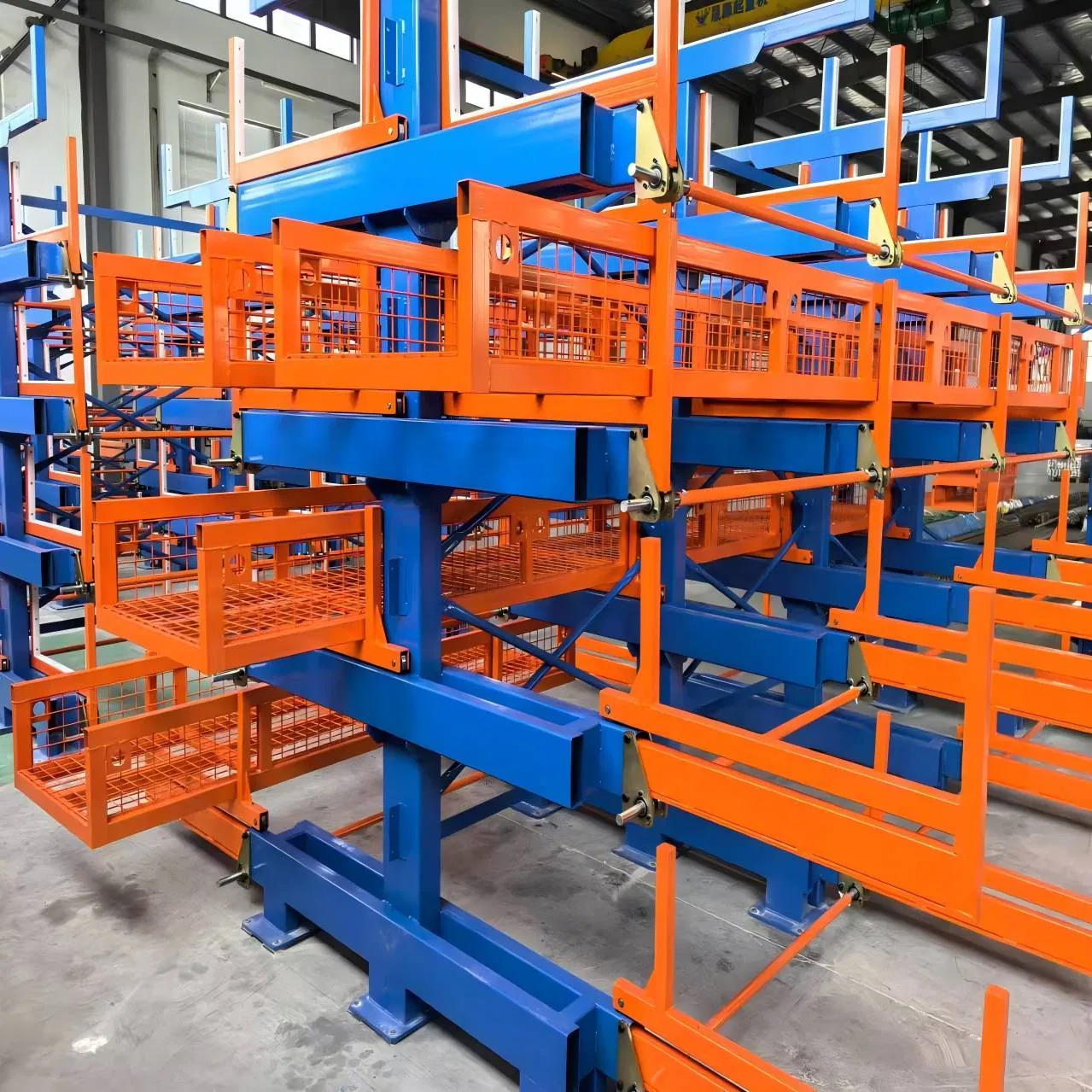 High Quality Durable Steel Telescopic Cantilever Racking