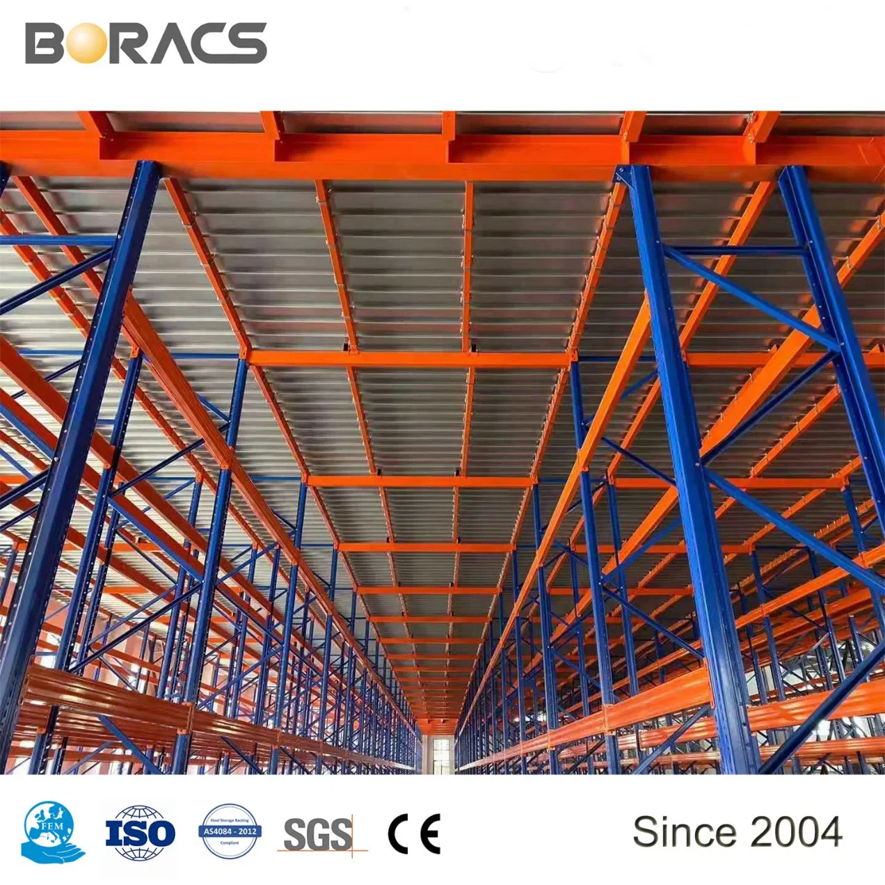 Durable Multi-Levels High Warehouse Storage Steel Mezzanine From Chinese Factory with Competitive Price