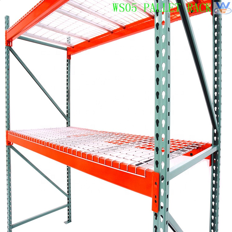 75mm Pitch Dexion Hole Type Upright and 50.8mm Pitch Teardrop Upright Heavy Duty Pallet Rack for Storage
