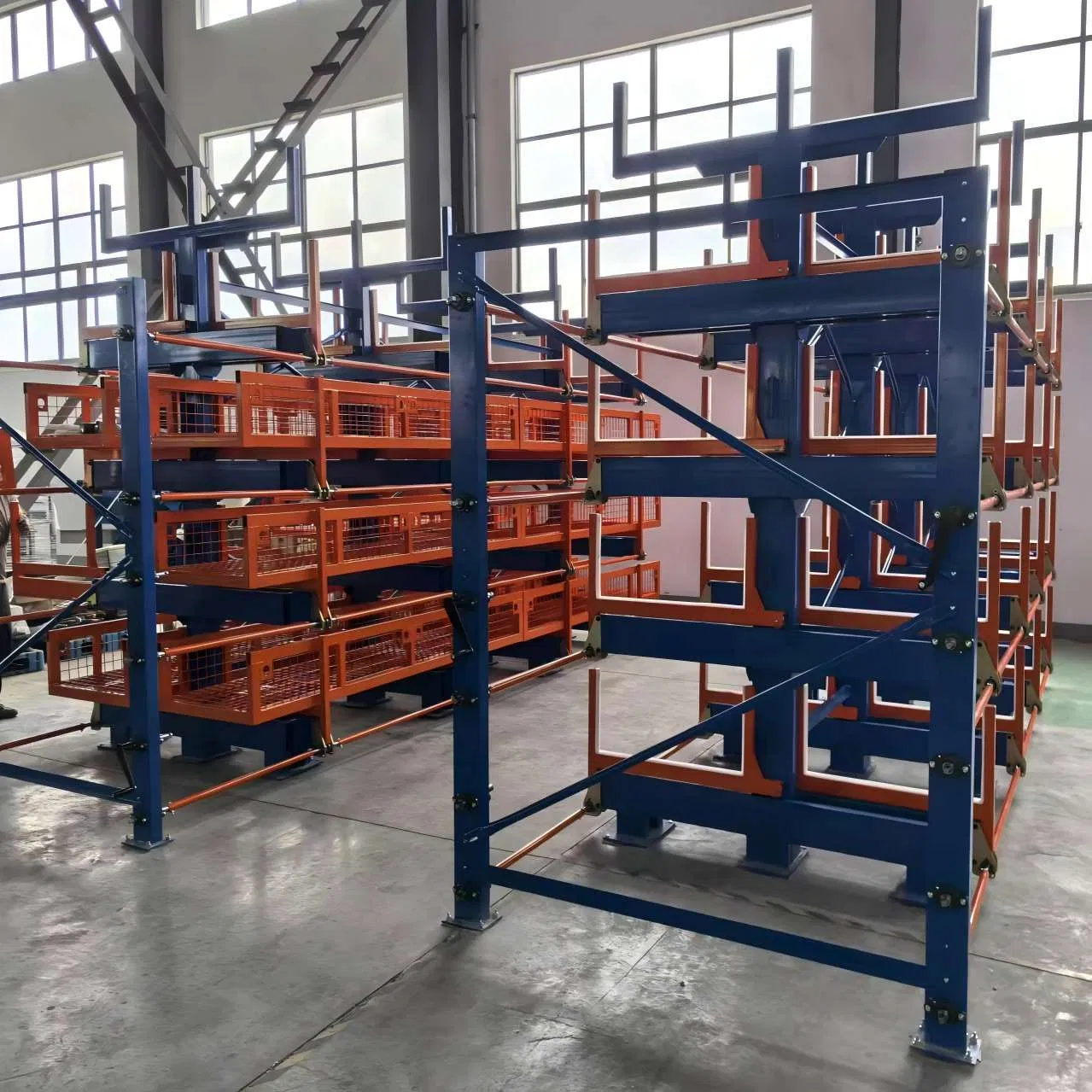 High Quality Durable Steel Telescopic Cantilever Racking