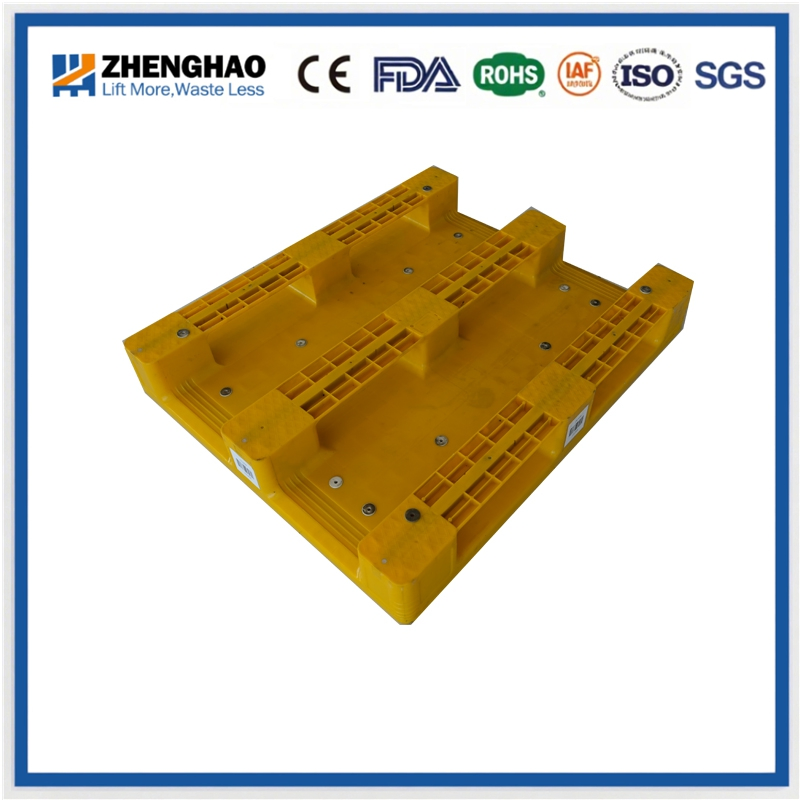 1200X1000X165mm Reversible/ Nestable/ Exporting/Loading Heavy Duty Plastic Pallet Manufacturers Plastic Pallet with Steel Reinforcement Pallets for Rack Warehou